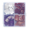 120 pcs Mixed Cat's Eye Toenail Tablets Pedicure
