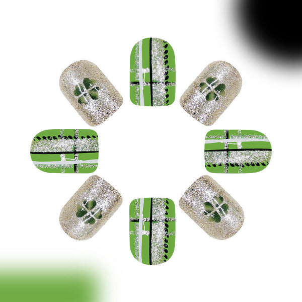 12 Sizes-24 Pcs Press On Nails C812