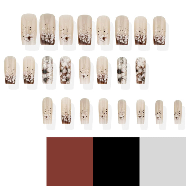 24pcs/Set Press On Nails