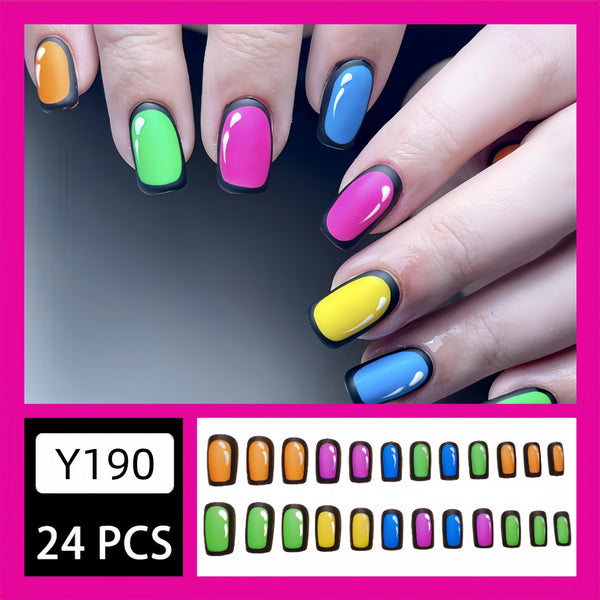 24pcs/Set Press On Nails