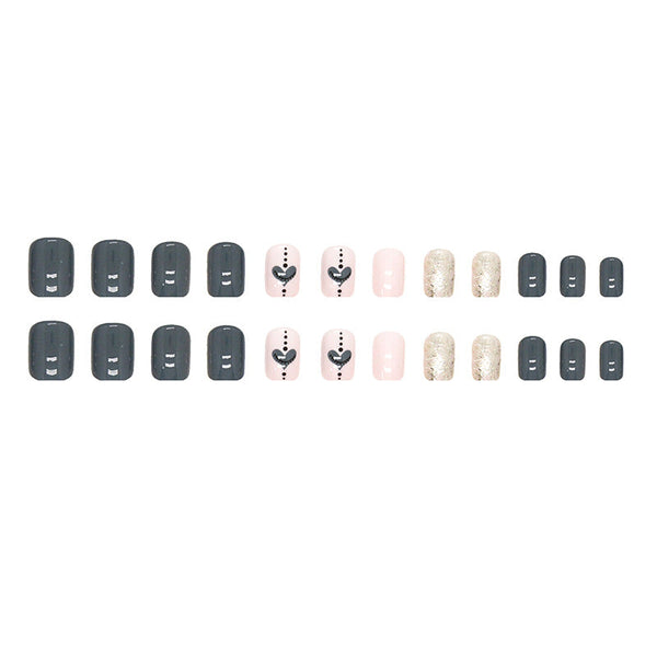 24Pcs press on nail W388