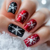 12 Sizes-24 Pcs Press On Nails W-316