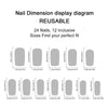 Halloween Press On Nail A309