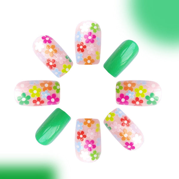 12 Sizes-24 Pcs Press On Nails C344