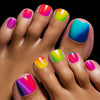 Pedicure fake nail Y596