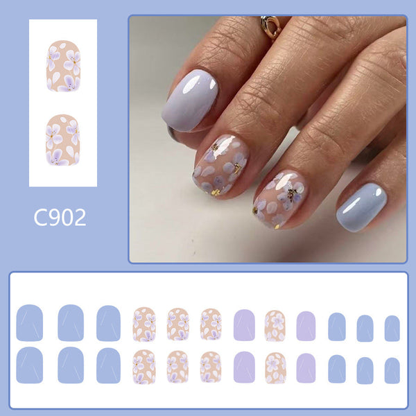 24pcs/Set Press On Nails