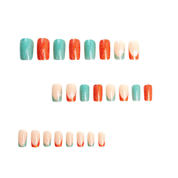 24pcs/Set Press On Nails