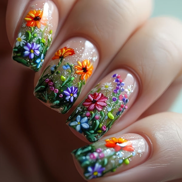 24pcs/Set Press On Nails