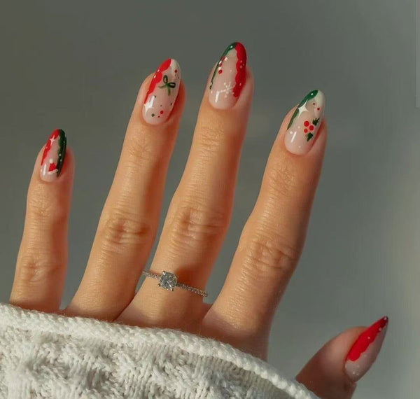 24pcs/Set Press On Nails JB991