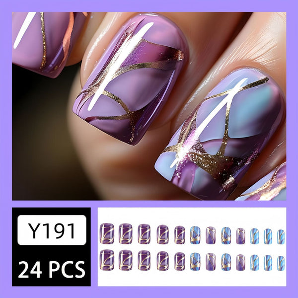 24pcs/Set Press On Nails