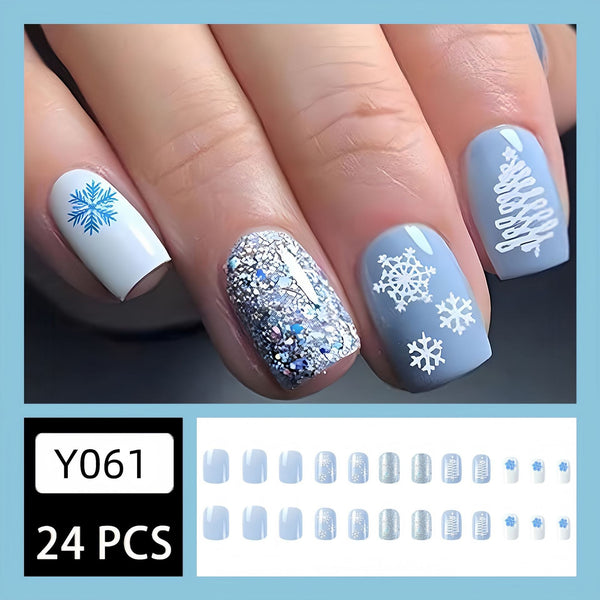 24pcs/Set Press On Nails