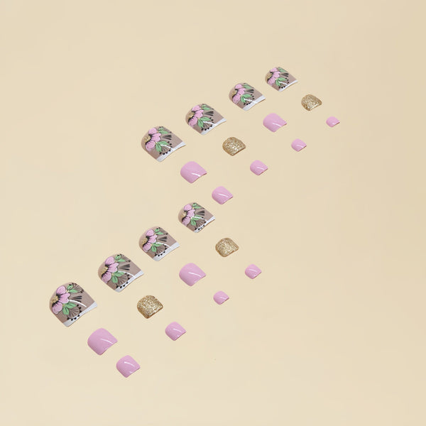 Pedicure fake nail Y052