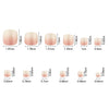 240 pieces of boxed ballet square fake nails