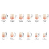 240 pieces of boxed ballet square fake nails