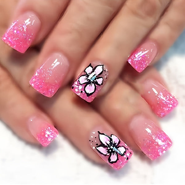 24pcs/Set Press On Nails