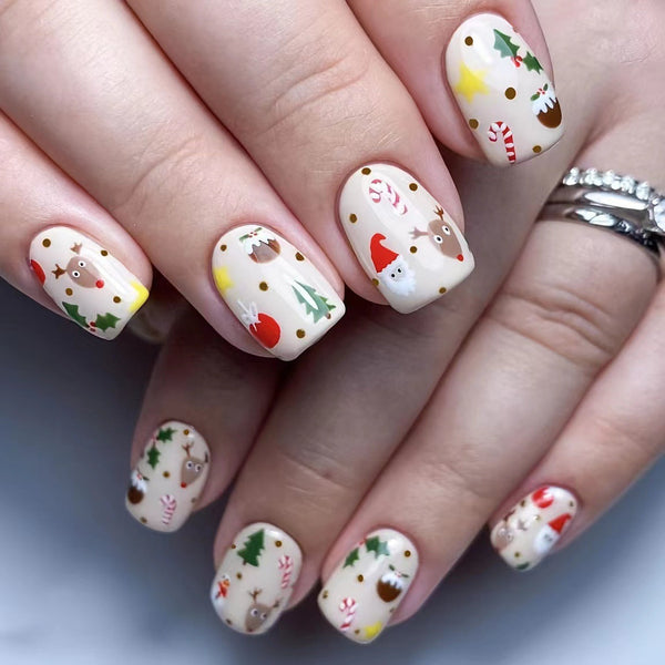 Santa Claus Snowflake Christmas Tree