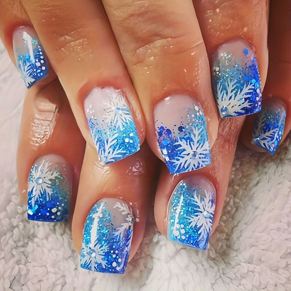 Blue series snowflake