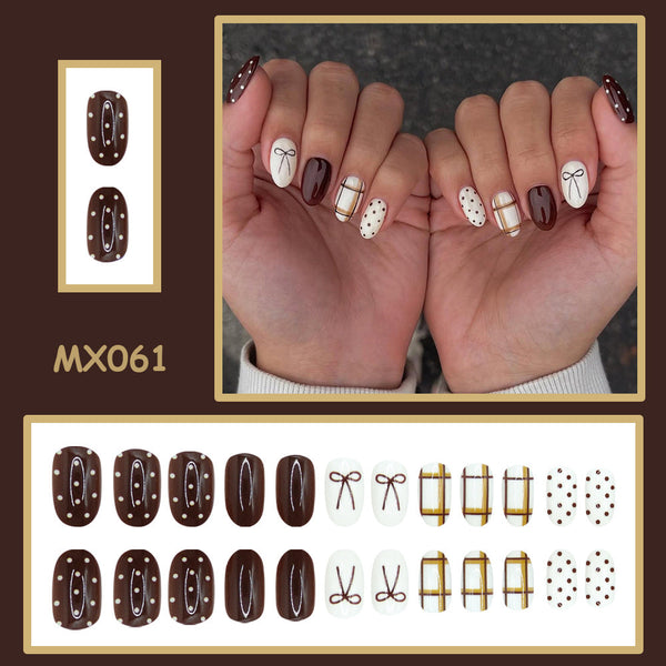 24pcs/Set Press On Nails