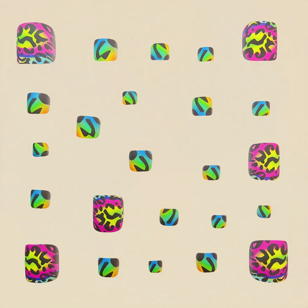 Pedicure fake nail Y609