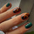 Amber leopard print green manicure