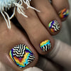 Pedicure fake nail Y604