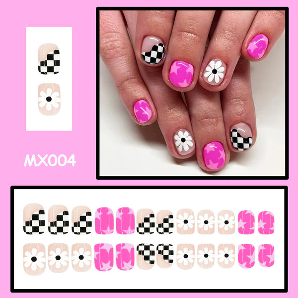 24pcs/Set Press On Nails