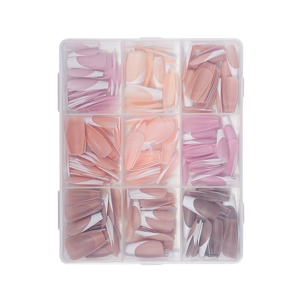 270 pcs French wearing nail pads