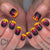 Halloween Press On Nail Black w-231