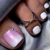 Pedicure fake nail Y863