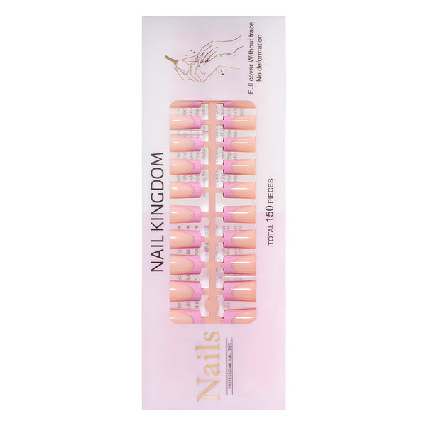 Five-color square patch manicure 150 pieces