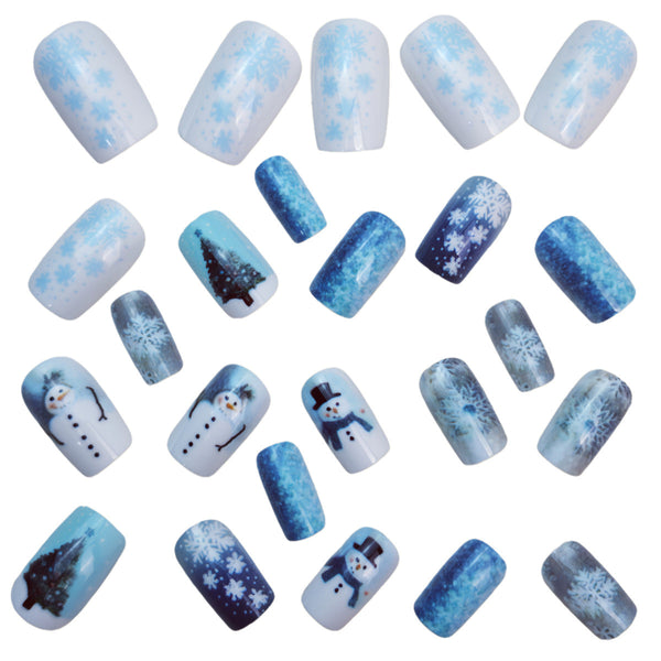 24pcs/Set Press On Nails Y1248