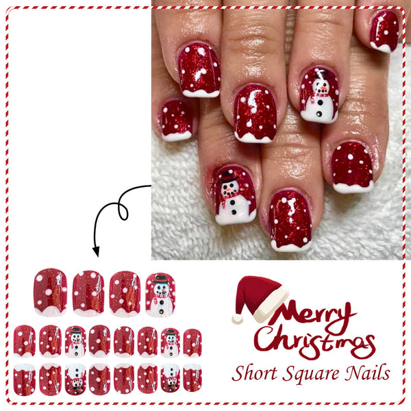 24pcs/Set Press On Nails JB971