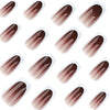 Reddish brown ombre