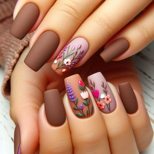 24pcs/Set Press On Nails
