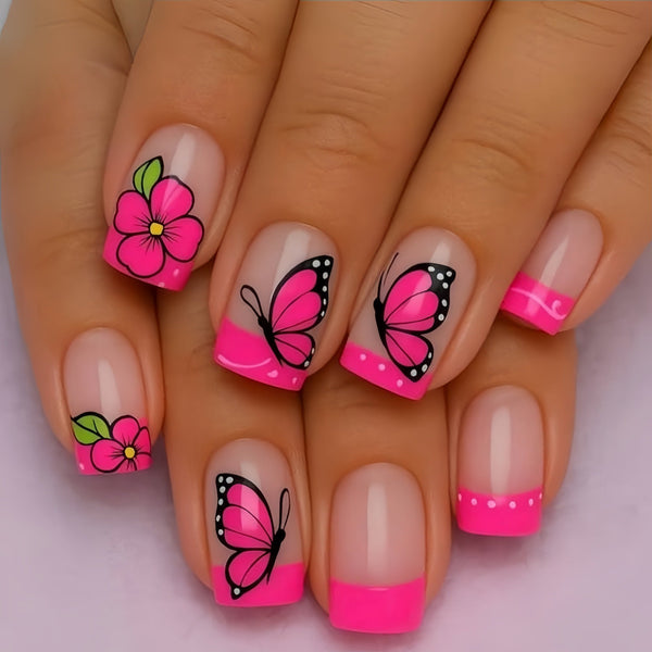 24pcs/Set Press On Nails