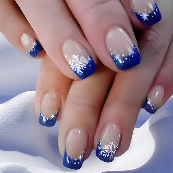 French blue snowflake