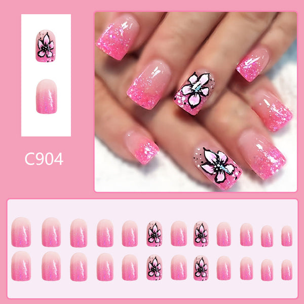 24pcs/Set Press On Nails