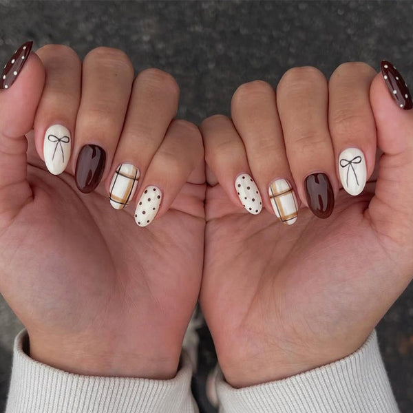 24pcs/Set Press On Nails