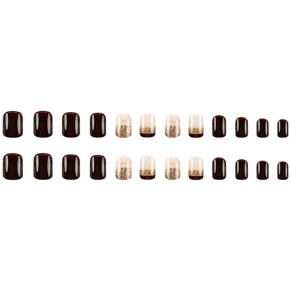 24pcs/set Press on nails DY1260-B7