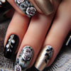Dark Rose Nail Art