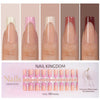 Five-color square patch manicure 150 pieces