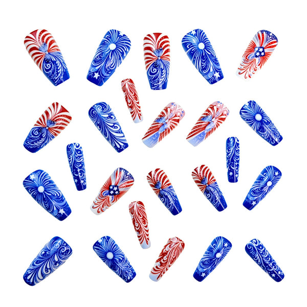 24pcs/Set Press On Nails