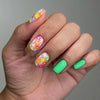 12 Sizes-24 Pcs Press On Nails C344