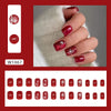 Ankara red fragments sparkling snowflakes
