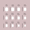 Cute cartoon gingerbread man chocolate house fake nail pads