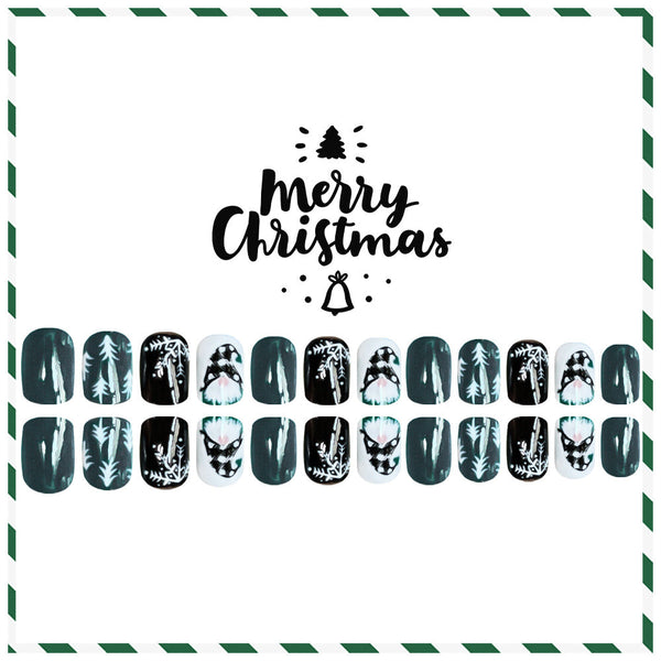 24pcs/Set Press On Nails JB950