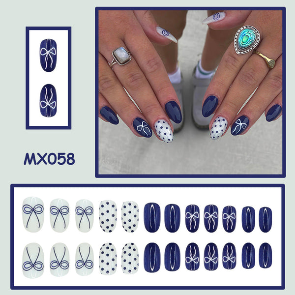 24pcs/Set Press On Nails