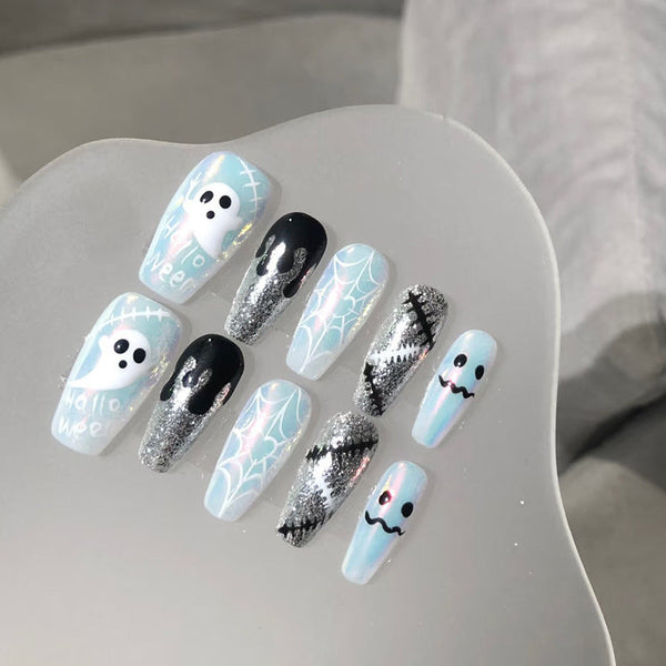 30 Pcs Halloween Press On Nail Hip