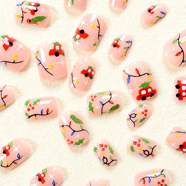 Cute cartoon car nails