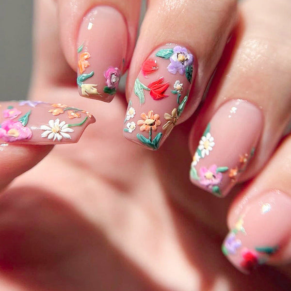 24pcs/Set Press On Nails